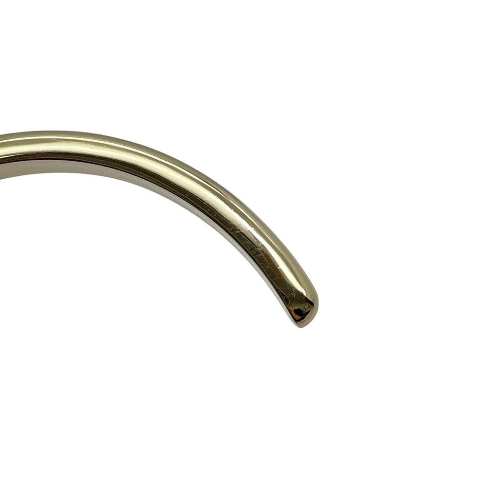 CHANEL CC LogoBangle Size M Champagne GoldABC178 Gold Plated