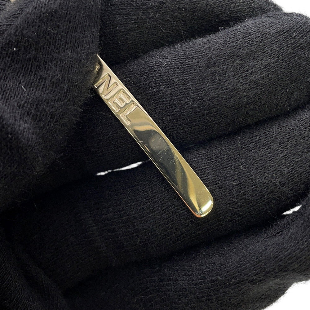 CHANEL CC Logo Headband Gold Metal