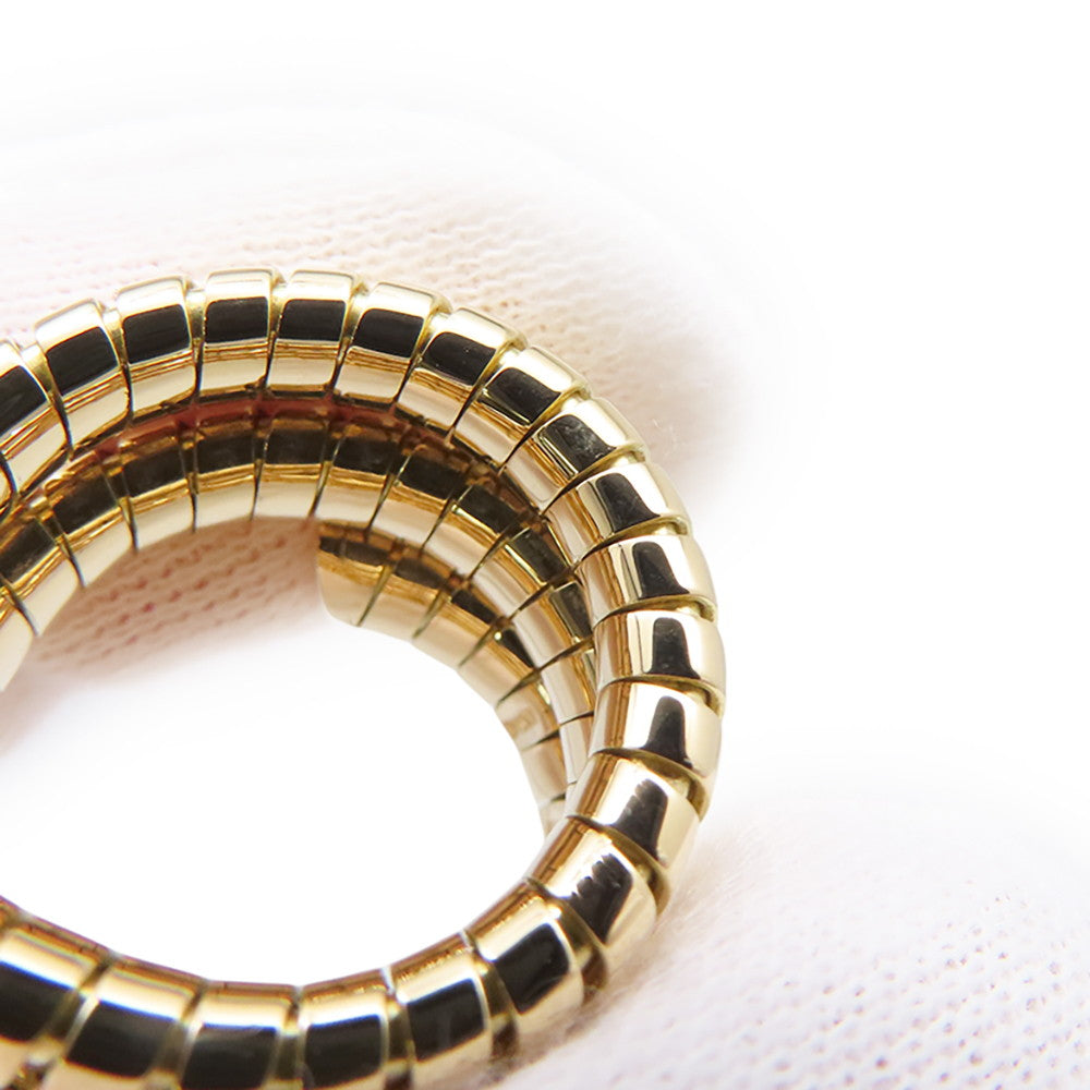 BVLGARI Tubogas Ring Size Approximately No. 10 18K Yellow Gold