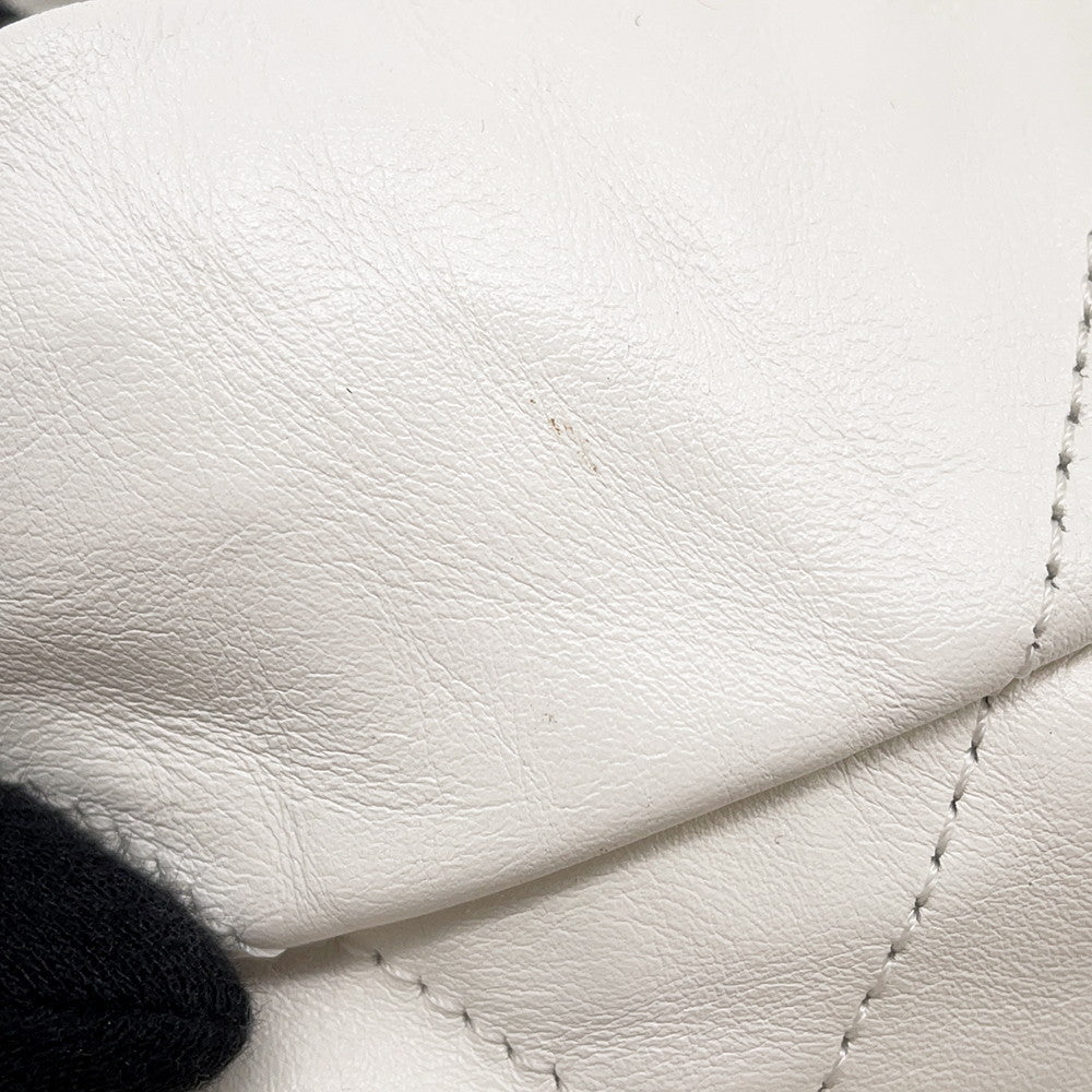CHANEL CHANEL22 Backpack WhiteAS3859 Shiny Calf Leather Size Small