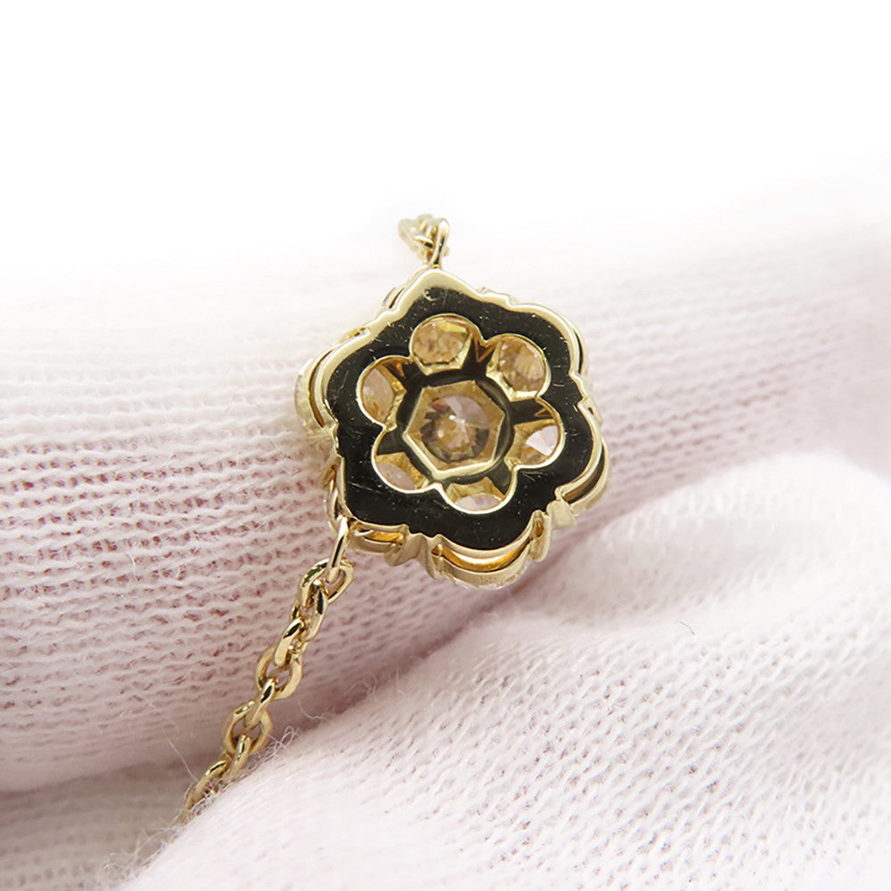 Van Cleef & Arpels Fleurette Necklace 5 Flowers 18K Yellow Gold