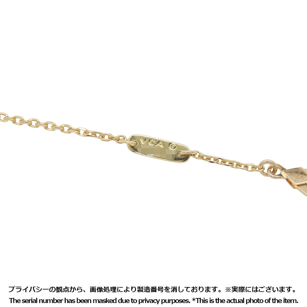 Van Cleef & Arpels Fleurette Necklace 5 Flowers 18K Yellow Gold