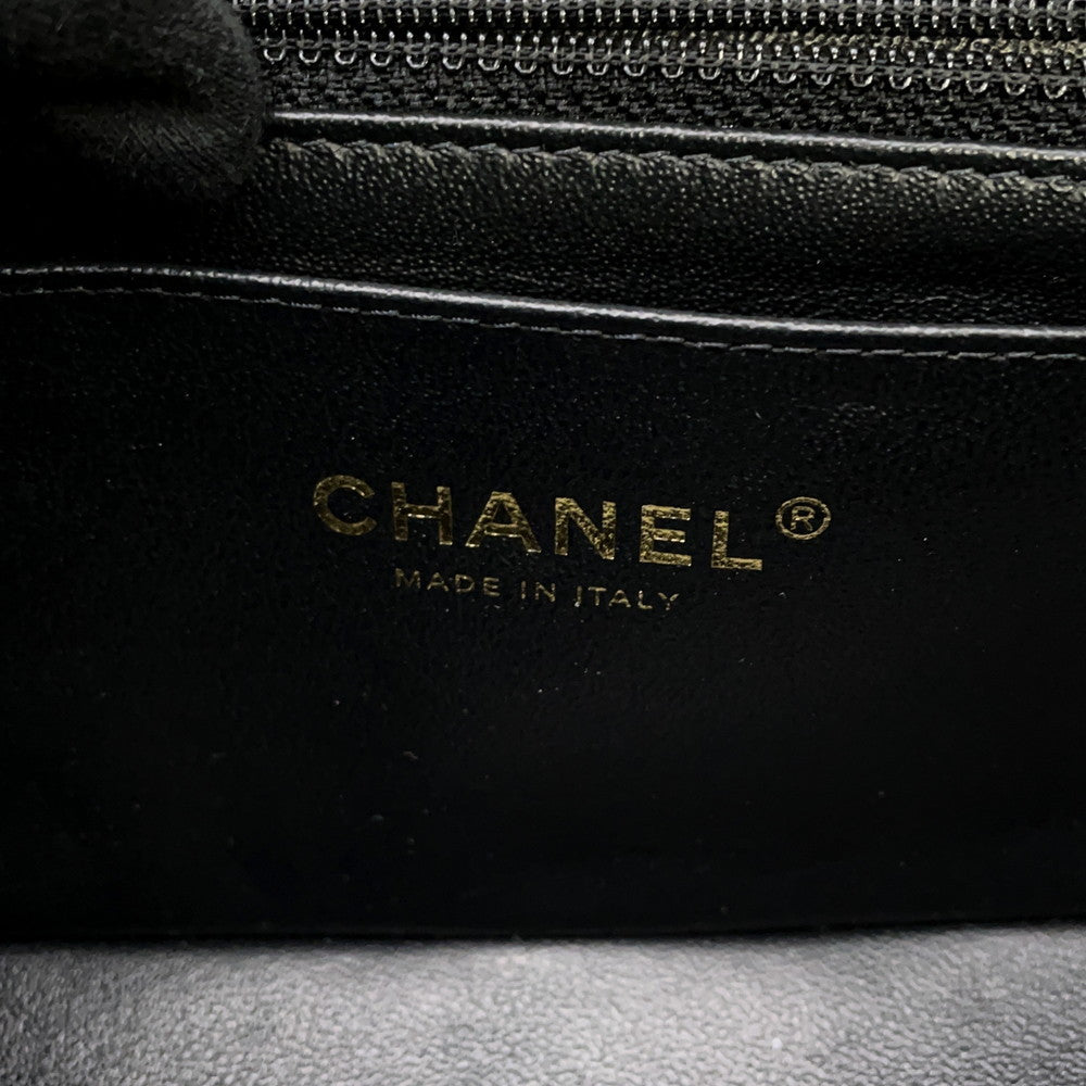 CHANEL Matelasse ChainShoulder Bag BlackA69900 Lambskin Size 20