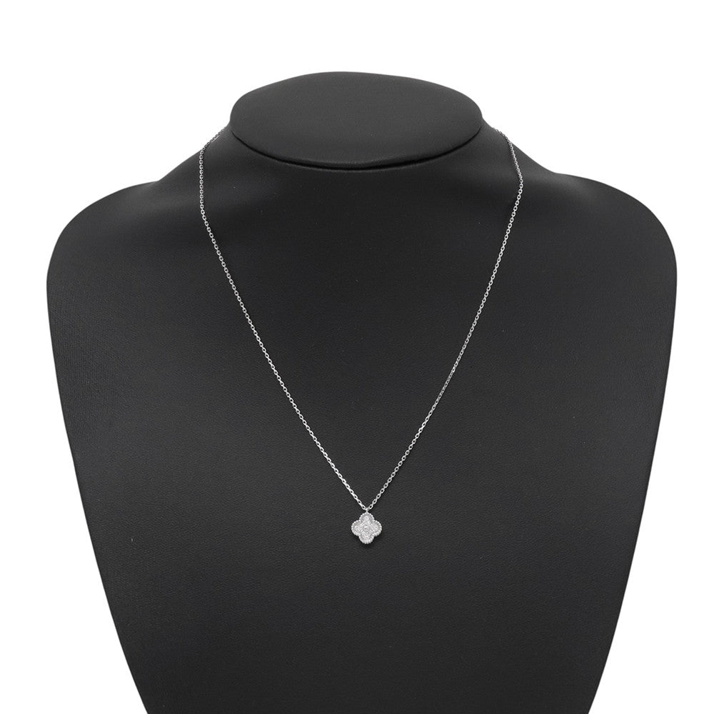 Van Cleef & Arpels Sweet Alhambra PendantVCARO85900 18K White Gold