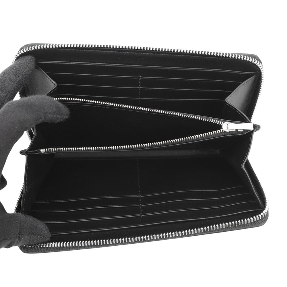 CELINE logo long wallet Black10B553BEL Calf Leather
