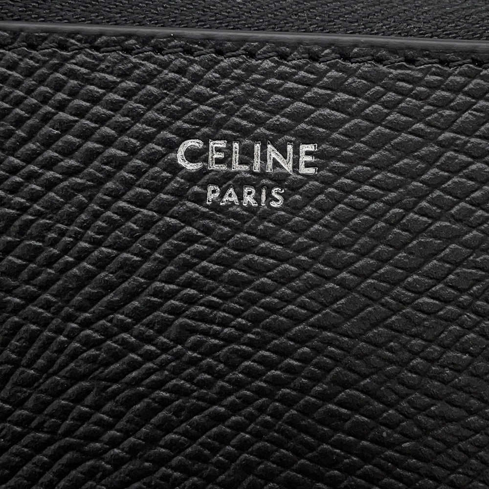 CELINE logo long wallet Black10B553BEL Calf Leather