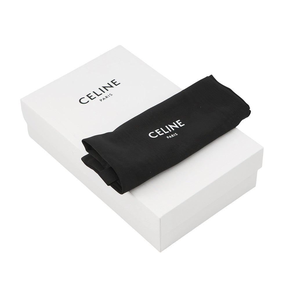 CELINE logo long wallet Black10B553BEL Calf Leather