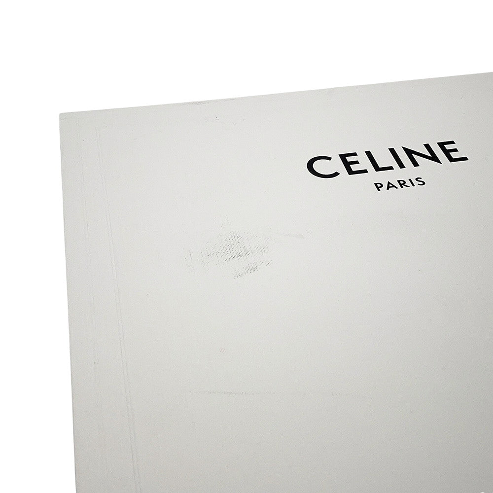 CELINE Triomphe Folco Shoulder Tan191502BZJ.04LU PVC Leather Size Medium