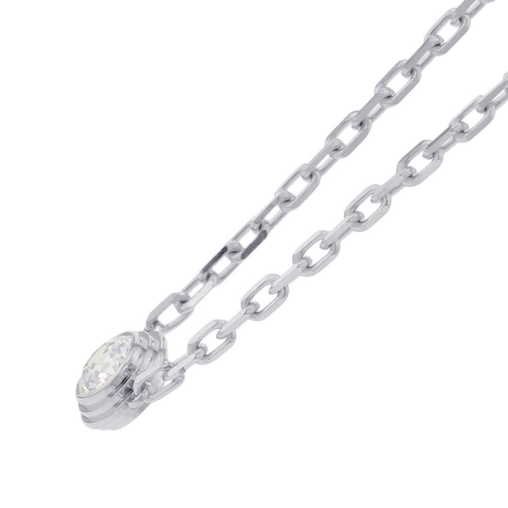 CARTIER Damour Necklace Size SMB7215900 18K White Gold