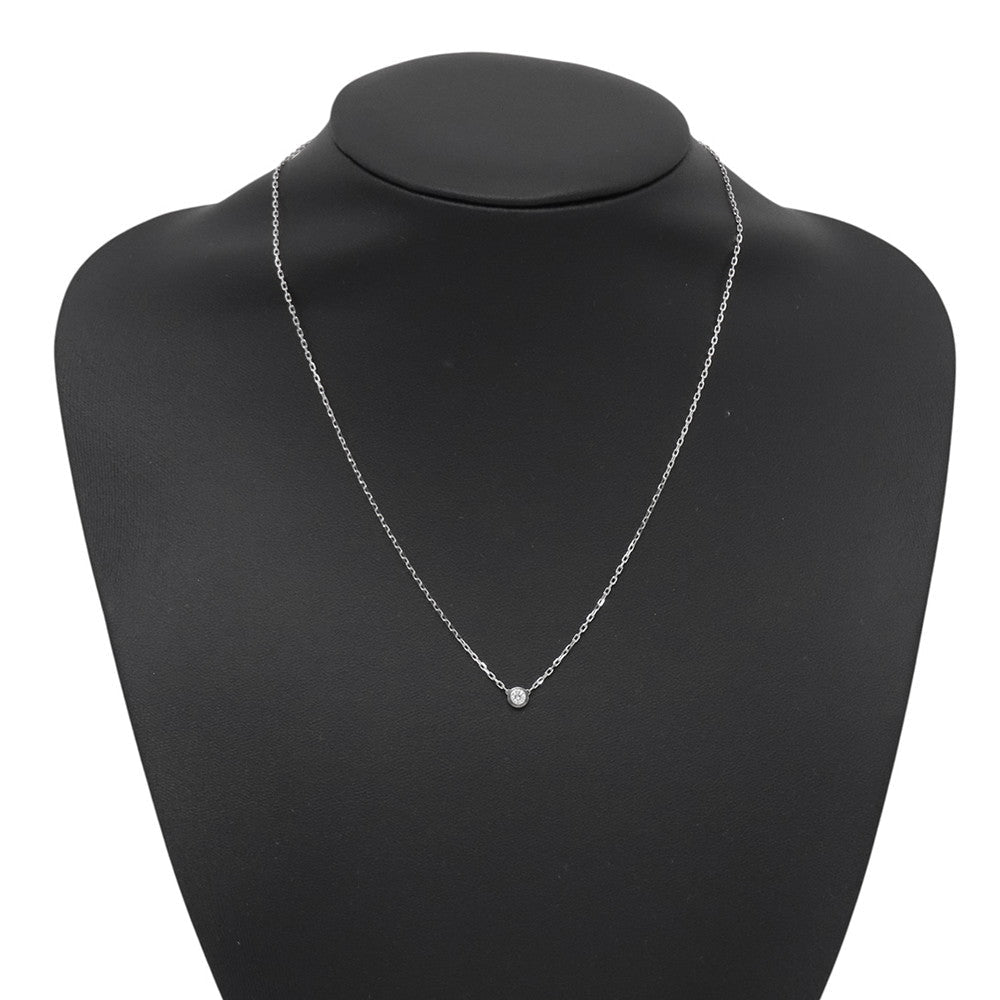 CARTIER Damour Necklace Size SMB7215900 18K White Gold
