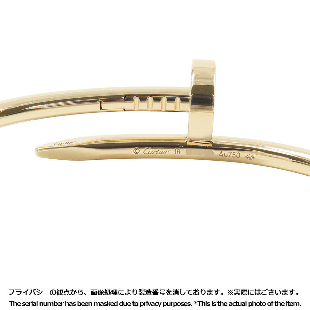 CARTIER Juste Un Clou Bracelet Classic Model Size 18/ClassicalB6048218/B6048200 18K Yellow Gold