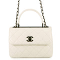 CHANEL Trendy CC 2WAY Handbag WhiteA92236 Lambskin