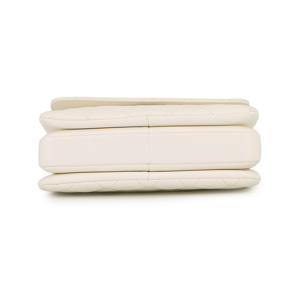 CHANEL Trendy CC 2WAY Handbag WhiteA92236 Lambskin