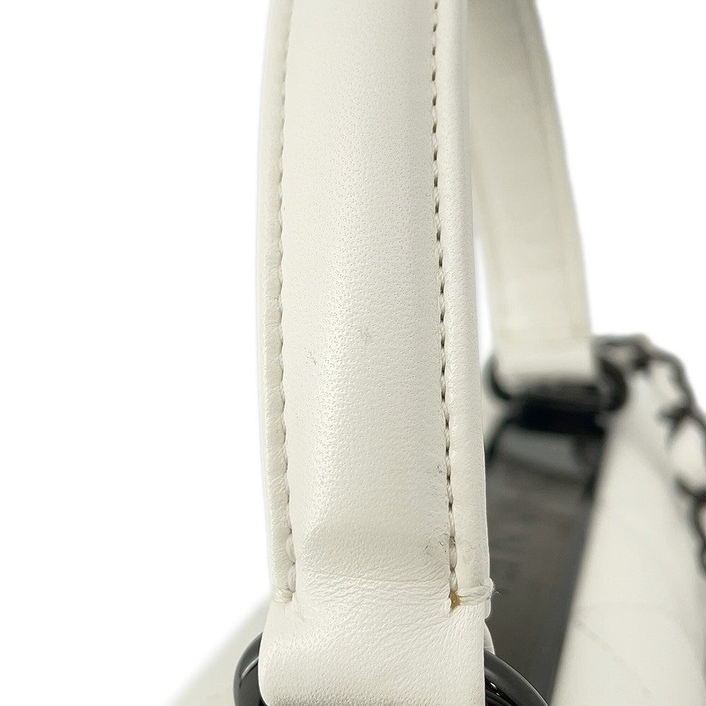 CHANEL Trendy CC 2WAY Handbag WhiteA92236 Lambskin