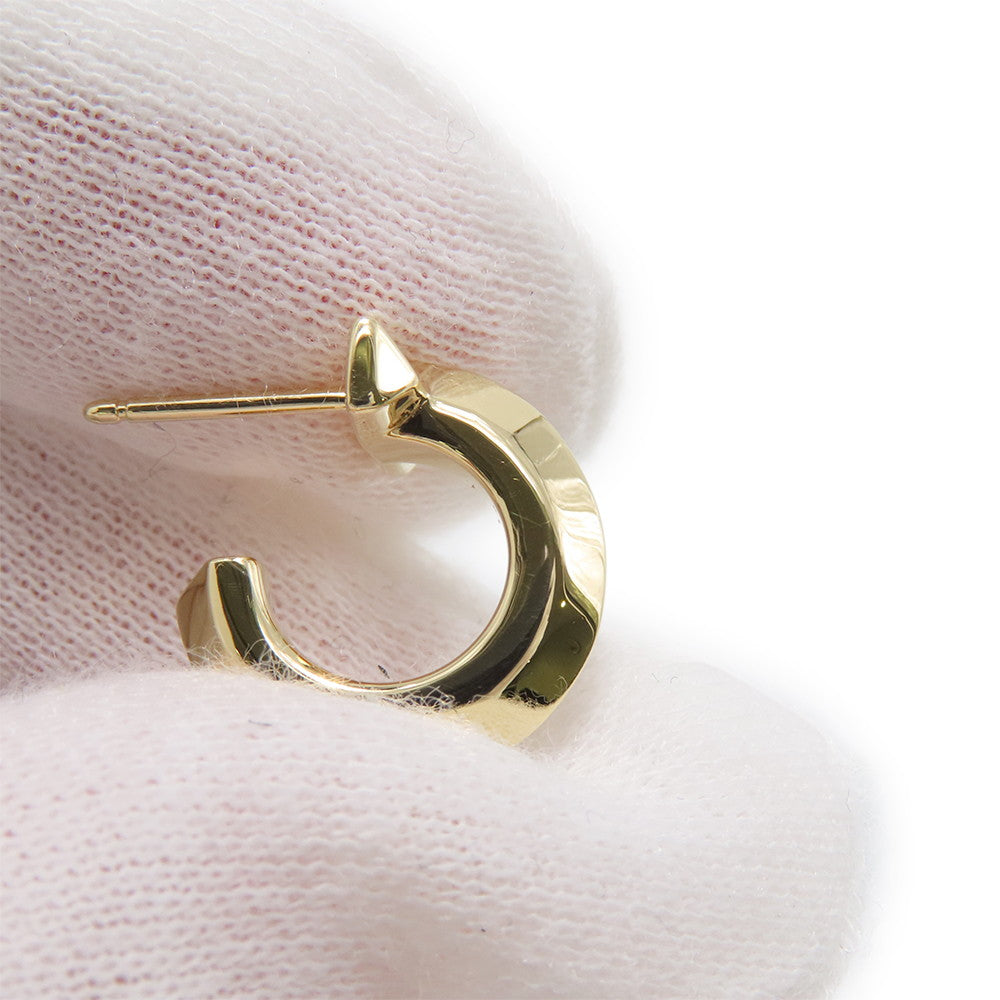 TIFFANY&Co. T One Hoop Diamond Earrings Size Extra Small69783015 18K Yellow Gold