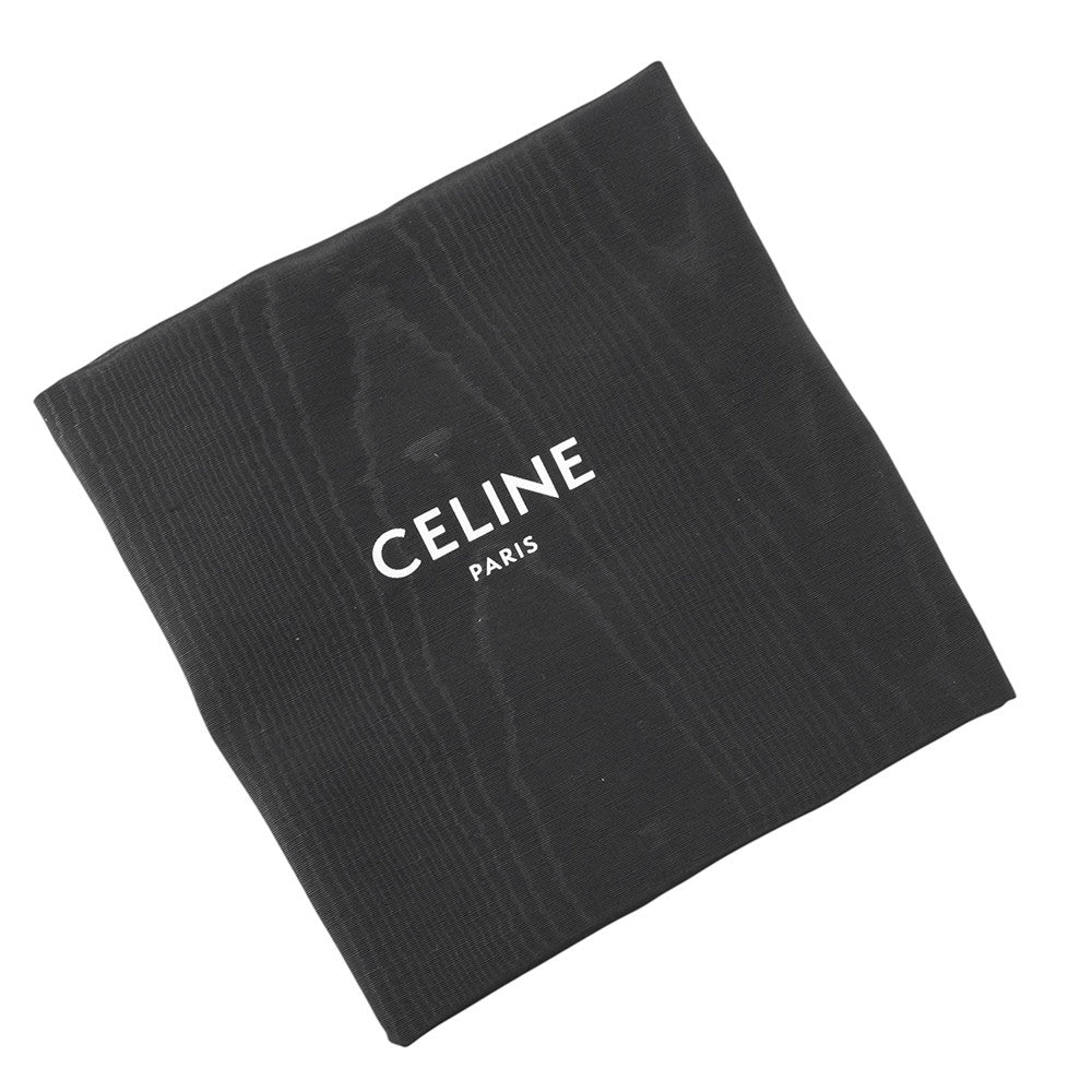 CELINE Trio Flap Shoulder Bag Black10P862O86 Leather