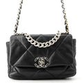 CHANEL CHANEL19 ChainShoulder Bag BlackAS1160-B07327-94305 Lambskin