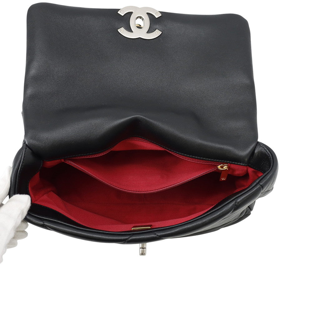 CHANEL CHANEL19 ChainShoulder Bag BlackAS1160-B07327-94305 Lambskin