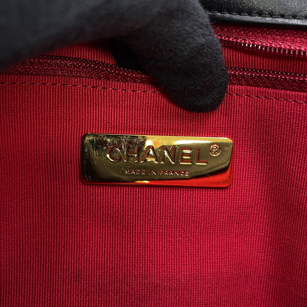 CHANEL CHANEL19 ChainShoulder Bag BlackAS1160-B07327-94305 Lambskin
