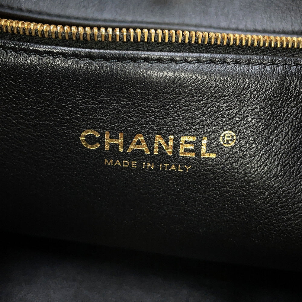 CHANEL Matelasse Maxi Shopping Tote BlackAS3128-B07642-94305 Soft Caviar Leather