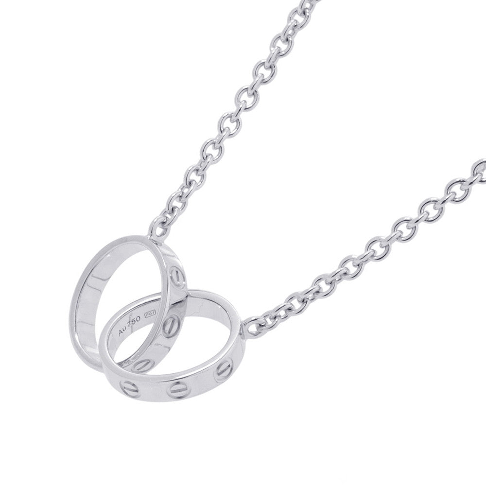 CARTIER Baby Love NecklaceB7212500 18K White Gold
