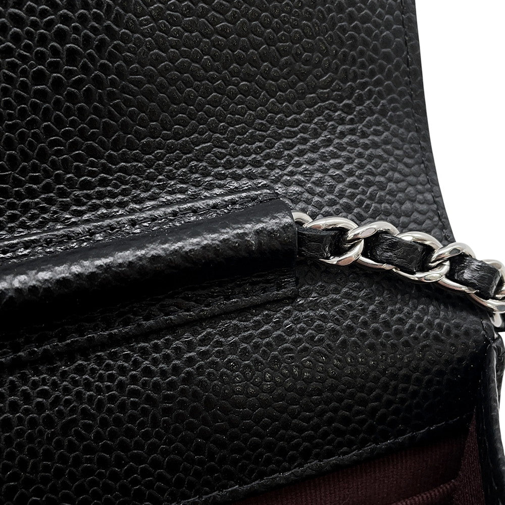 CHANEL Chain wallet BlackAP4241 Caviar Leather