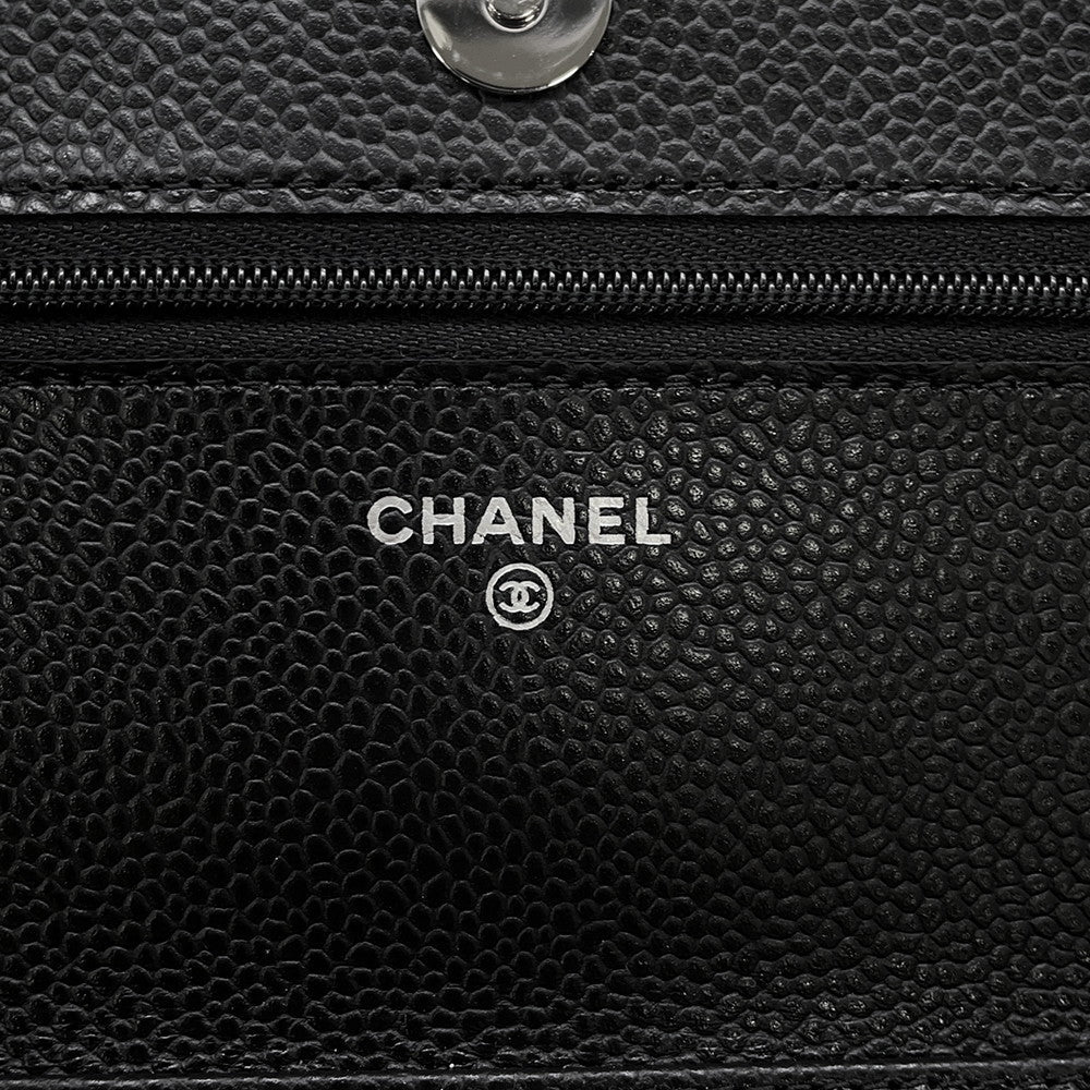 CHANEL Chain wallet BlackAP4241 Caviar Leather