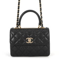 CHANEL Trendy CC 2WAY Handbag BlackAS4654 Lambskin