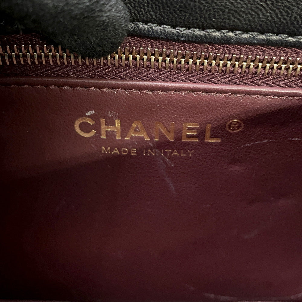 CHANEL Trendy CC 2WAY Handbag BlackAS4654 Lambskin