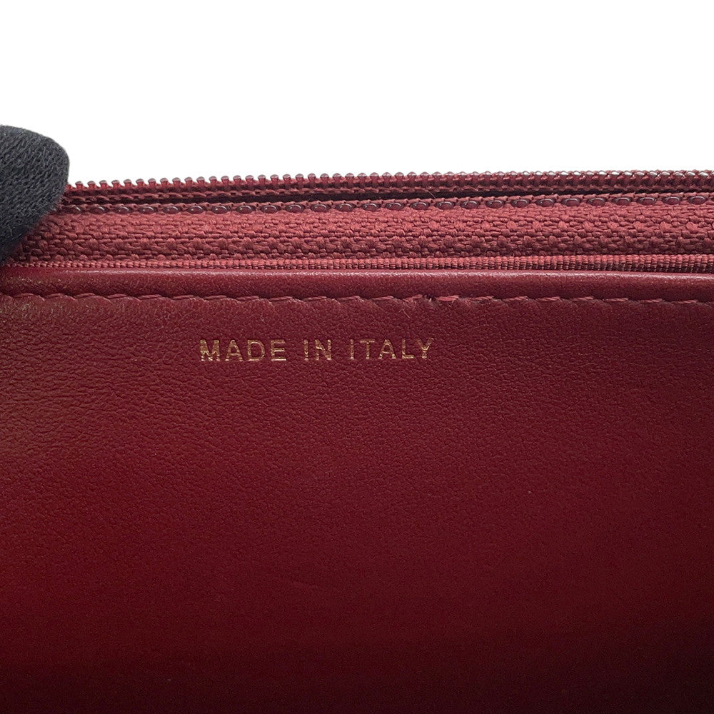 CHANEL Chain wallet Red/MulticolorAP0250 Tweed