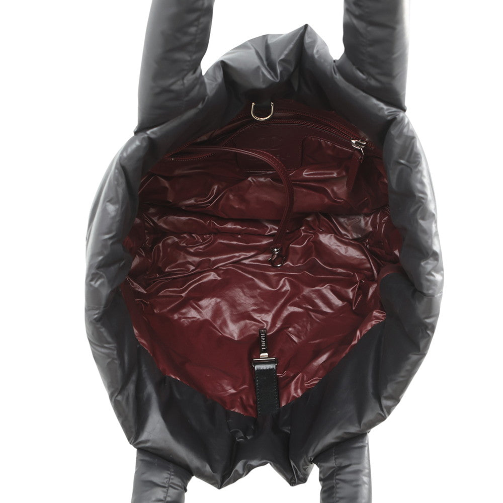 CHANEL Coco Cocoon Handbag BlackA48610 Nylon Size PM
