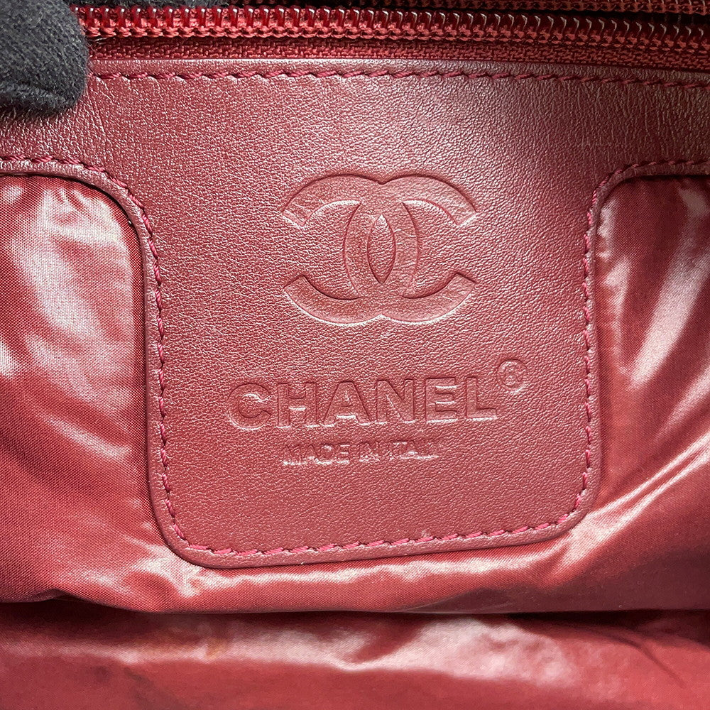 CHANEL Coco Cocoon Handbag BlackA48610 Nylon Size PM