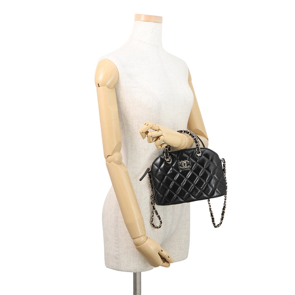 CHANEL Shopping bag BlackAS5130 Shiny Lambskin Size Small
