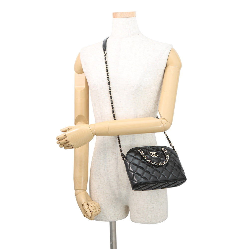 CHANEL Shopping bag BlackAS5130 Shiny Lambskin Size Small