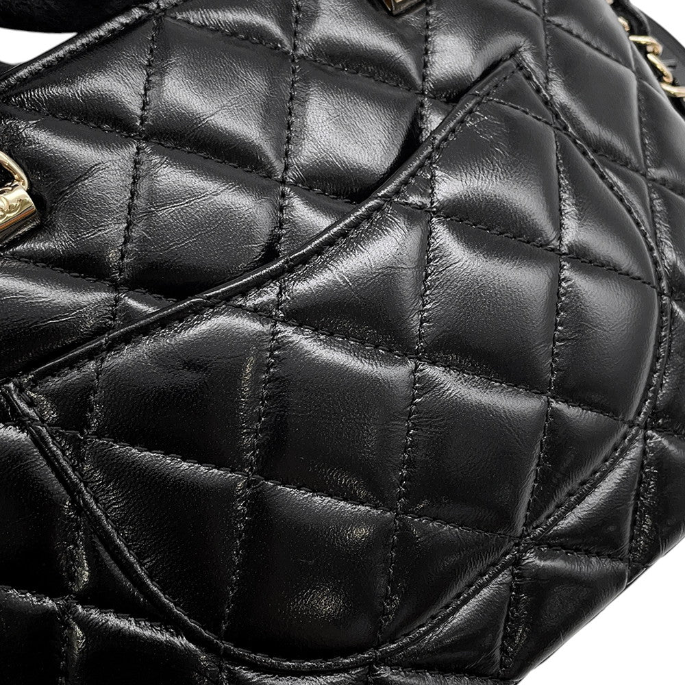 CHANEL Shopping bag BlackAS5130 Shiny Lambskin Size Small