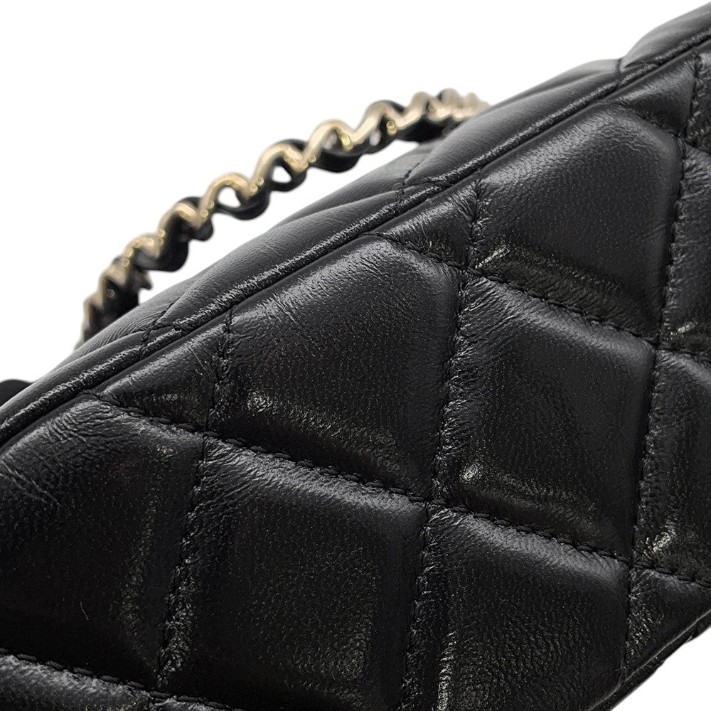 CHANEL Shopping bag BlackAS5130 Shiny Lambskin Size Small