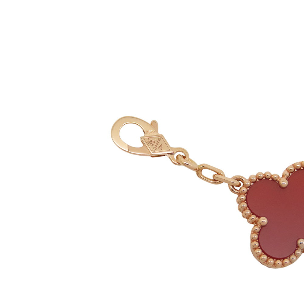 Van Cleef & Arpels Vintage Alhambra 5 Motif BraceletVCARP7RP00 18K Pink Gold