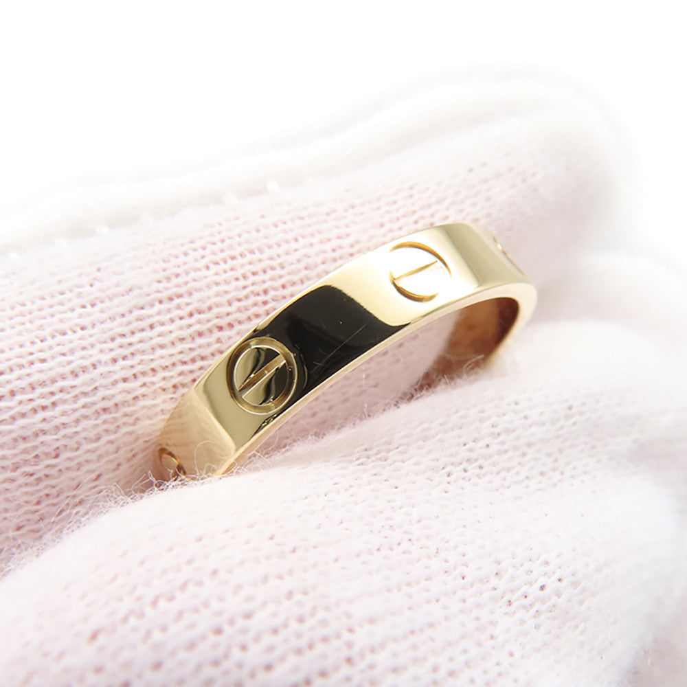 CARTIER Mini Love Ring Size 54/#14 SmallB4085054/B4085000 18K Yellow Gold
