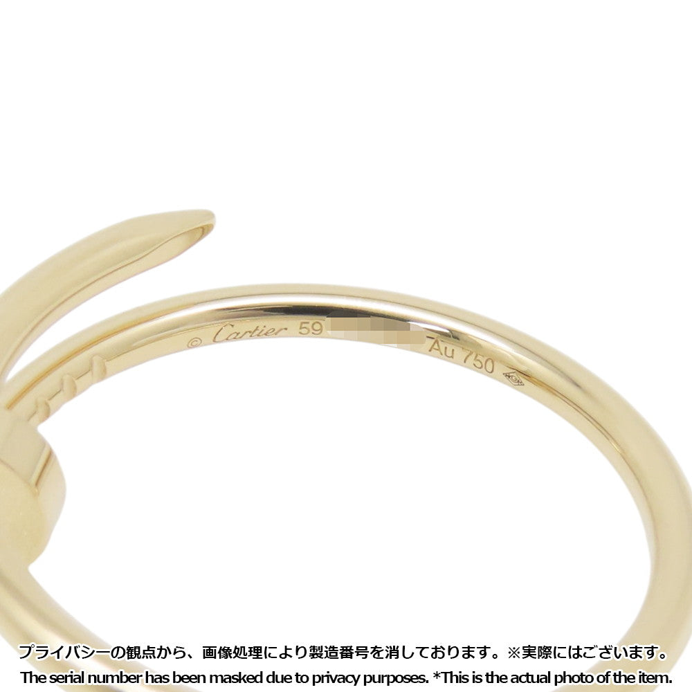 CARTIER Juste un Clou Ring Size SM/59/#19B4225900 18K Yellow Gold