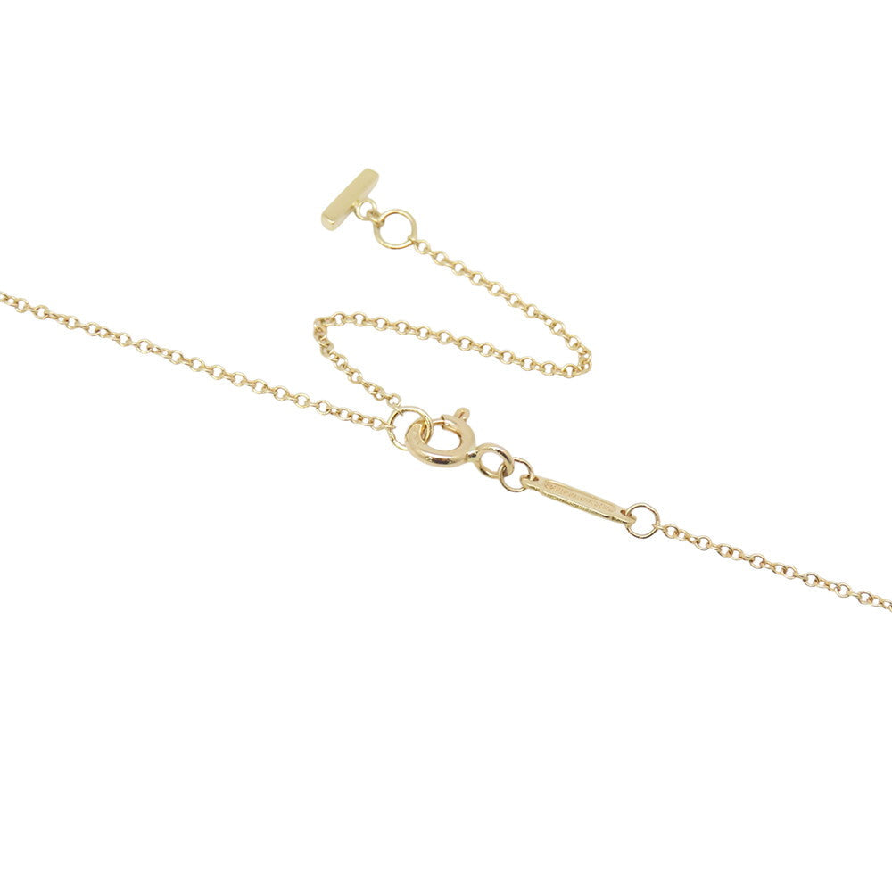 TIFFANY&Co. T Smile Necklace Size Small60011679 18K Yellow Gold