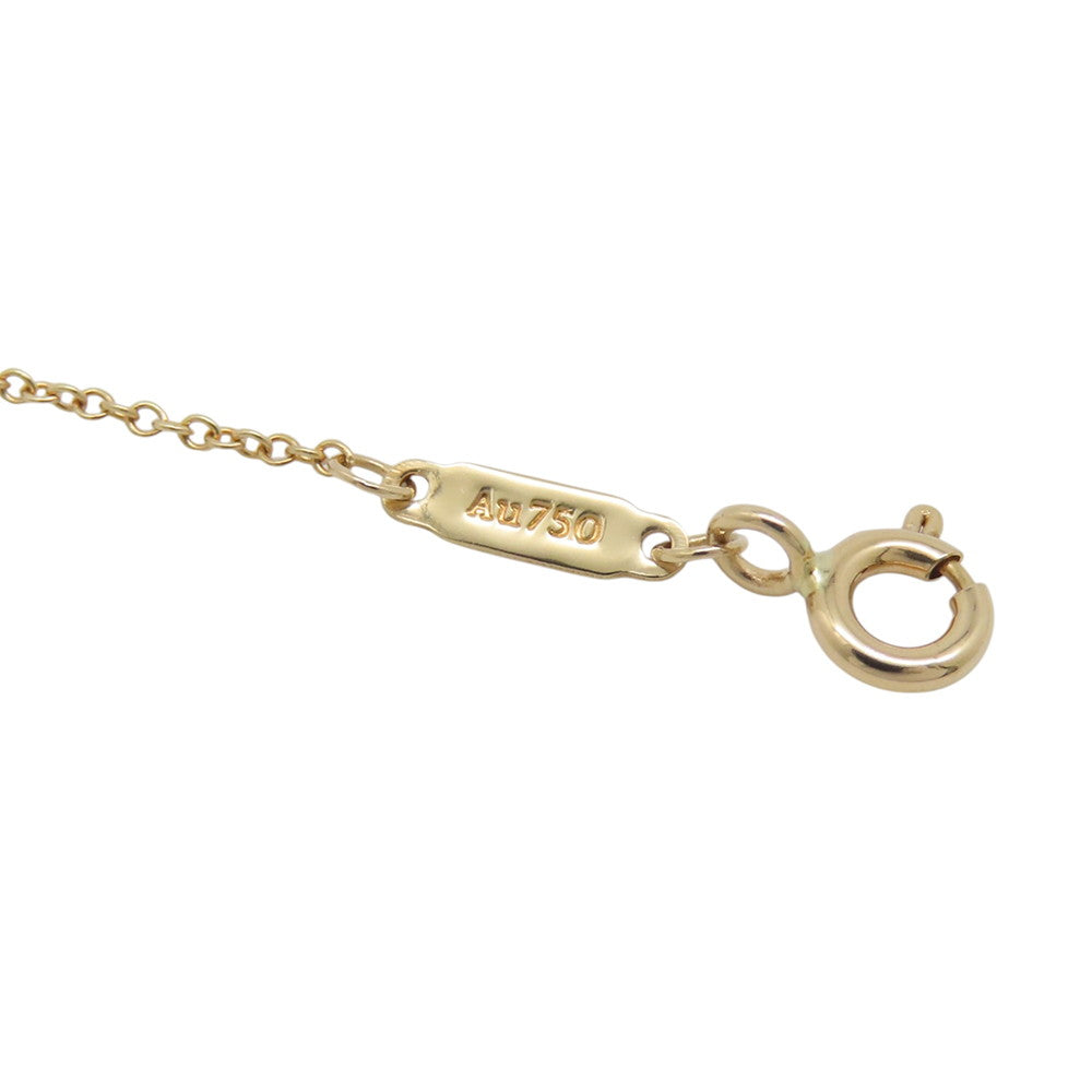 TIFFANY&Co. T Smile Necklace Size Small60011679 18K Yellow Gold