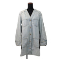 CHANEL Long denim jacket Size 38 BlueP70179 Cotton100%