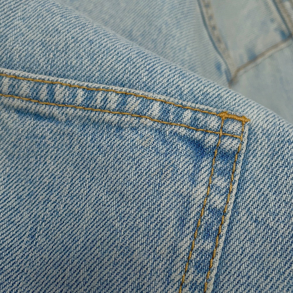CHANEL Long denim jacket Size 38 BlueP70179 Cotton100%
