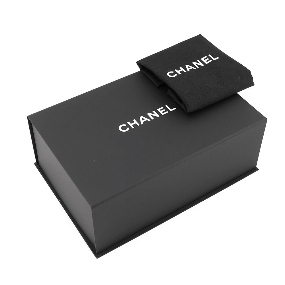 CHANEL Matelasse Top Handle Mini Flap Bag BlackAS2431 Lambskin