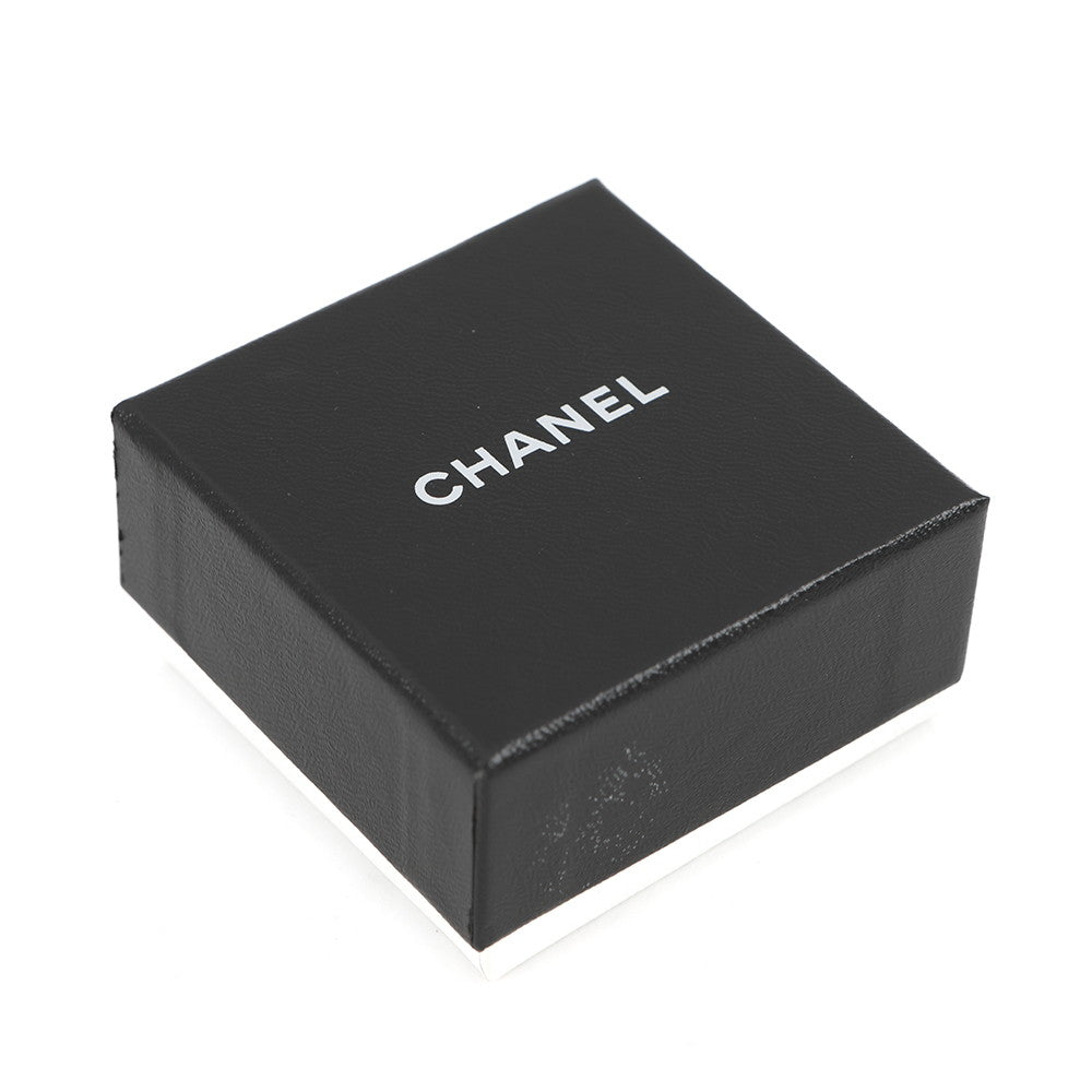 CHANEL Necklace Camellia CC Logo Metal Resin