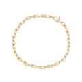 TIFFANY&Co. Hardware Microlink Bracelet Size Large60416958 18K Yellow Gold