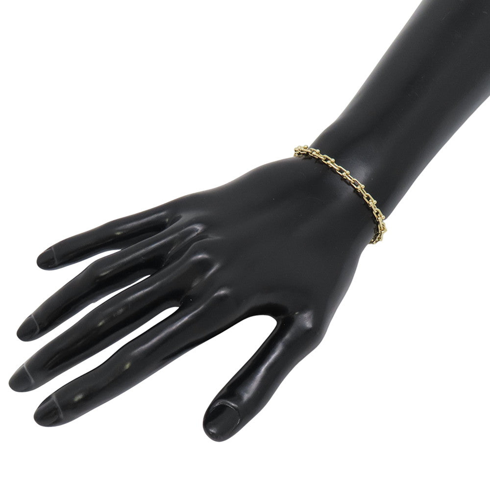 TIFFANY&Co. Hardware Microlink Bracelet Size Large60416958 18K Yellow Gold