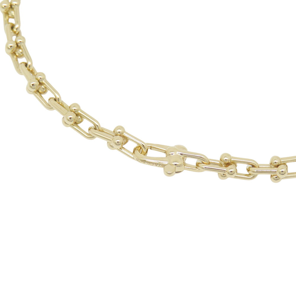TIFFANY&Co. Hardware Microlink Bracelet Size Large60416958 18K Yellow Gold
