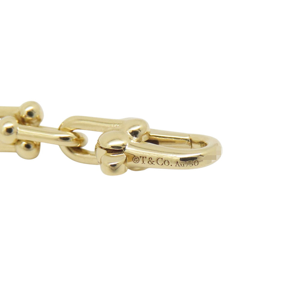 TIFFANY&Co. Hardware Microlink Bracelet Size Large60416958 18K Yellow Gold