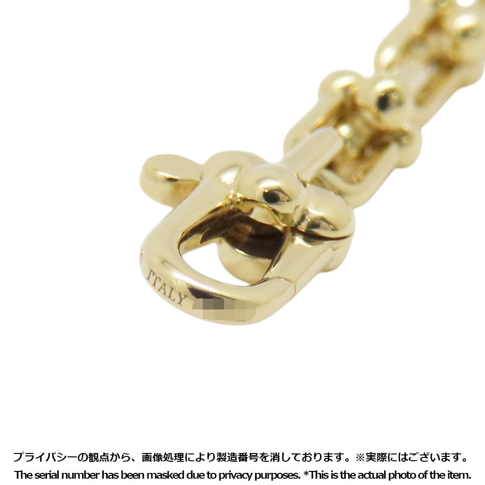 TIFFANY&Co. Hardware Microlink Bracelet Size Large60416958 18K Yellow Gold